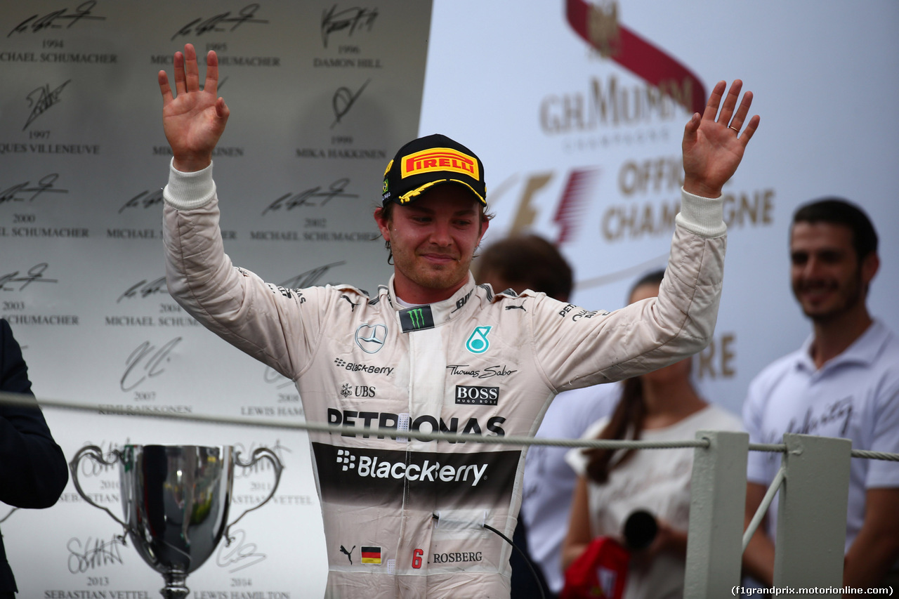 GP BRASILE, 15.11.2015 - Gara, Nico Rosberg (GER) Mercedes AMG F1 W06 vincitore