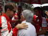 GP BRASILE, 15.11.2015 - Gara, Sebastian Vettel (GER) Ferrari SF15-T e Bernie Ecclestone (GBR), President e CEO of FOM