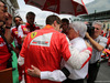 GP BRASILE, 15.11.2015 - Gara, Sebastian Vettel (GER) Ferrari SF15-T e Bernie Ecclestone (GBR), President e CEO of FOM