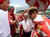 GP BRASILE, 15.11.2015 - Gara, Maurizio Arrivabene (ITA) Ferrari Team Principal, Bernie Ecclestone (GBR), President e CEO of FOM e Sebastian Vettel (GER) Ferrari SF15-T