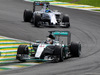 GP BRASILE, 15.11.2015 - Gara, Lewis Hamilton (GBR) Mercedes AMG F1 W06 davanti a Felipe Massa (BRA) Williams F1 Team FW37