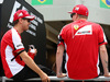 GP BRASILE, 15.11.2015 - Sebastian Vettel (GER) Ferrari SF15-T e Kimi Raikkonen (FIN) Ferrari SF15-T at drivers parade