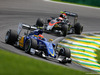 GP BRASILE, 15.11.2015 - Gara, Felipe Nasr (BRA) Sauber C34 davanti a Jenson Button (GBR)  McLaren Honda MP4-30.