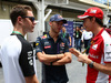 GP BRASILE, 15.11.2015 - Stoffel Vandoorne (BEL) Mclarem, Pierre Gasly (FRA) Dams, Red Bull Racing e Esteban Gutierrez (MEX) Ferrari Test e Reserve Driver