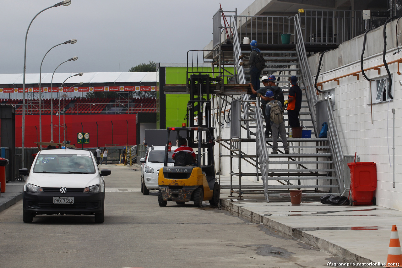 GP BRASILE, 12.11.2015 - New paddock