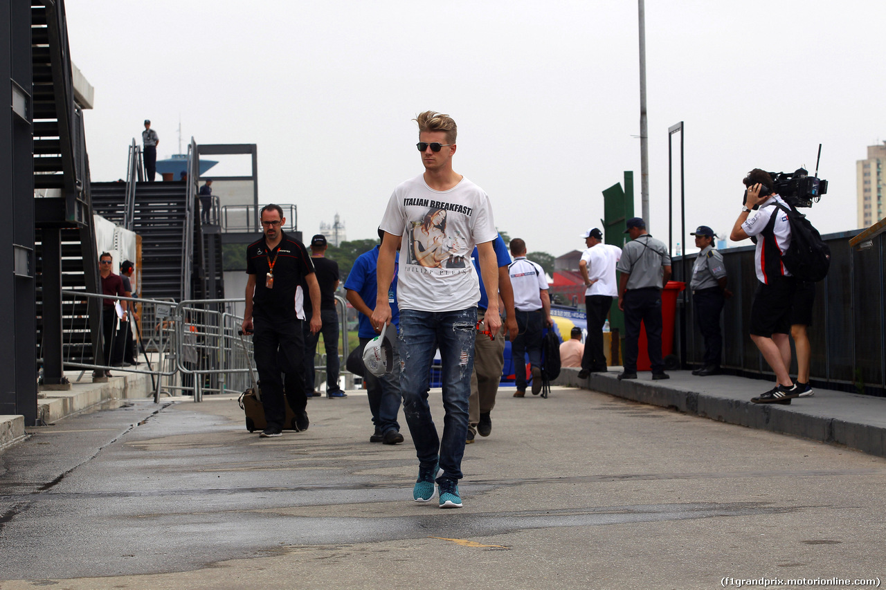 GP BRASILE, 12.11.2015 - Nico Hulkenberg (GER) Sahara Force India F1 VJM08