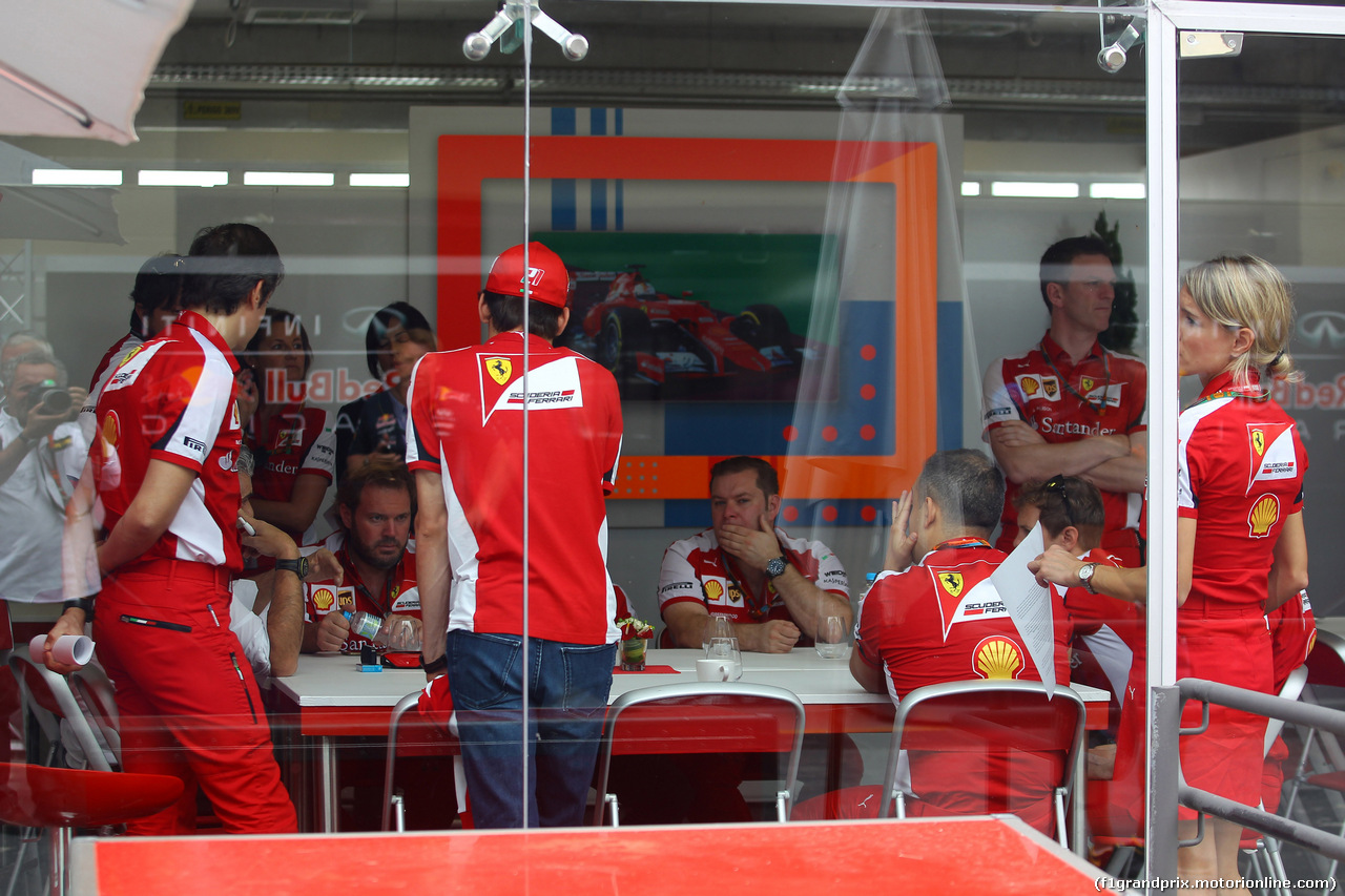 GP BRASILE, 12.11.2015-  Ferrari meeting