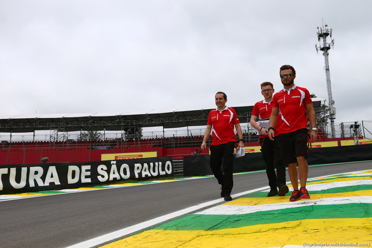 GP BRASILE, 12.11.2015 - William Stevens (GBR) Manor Marussia F1 Team