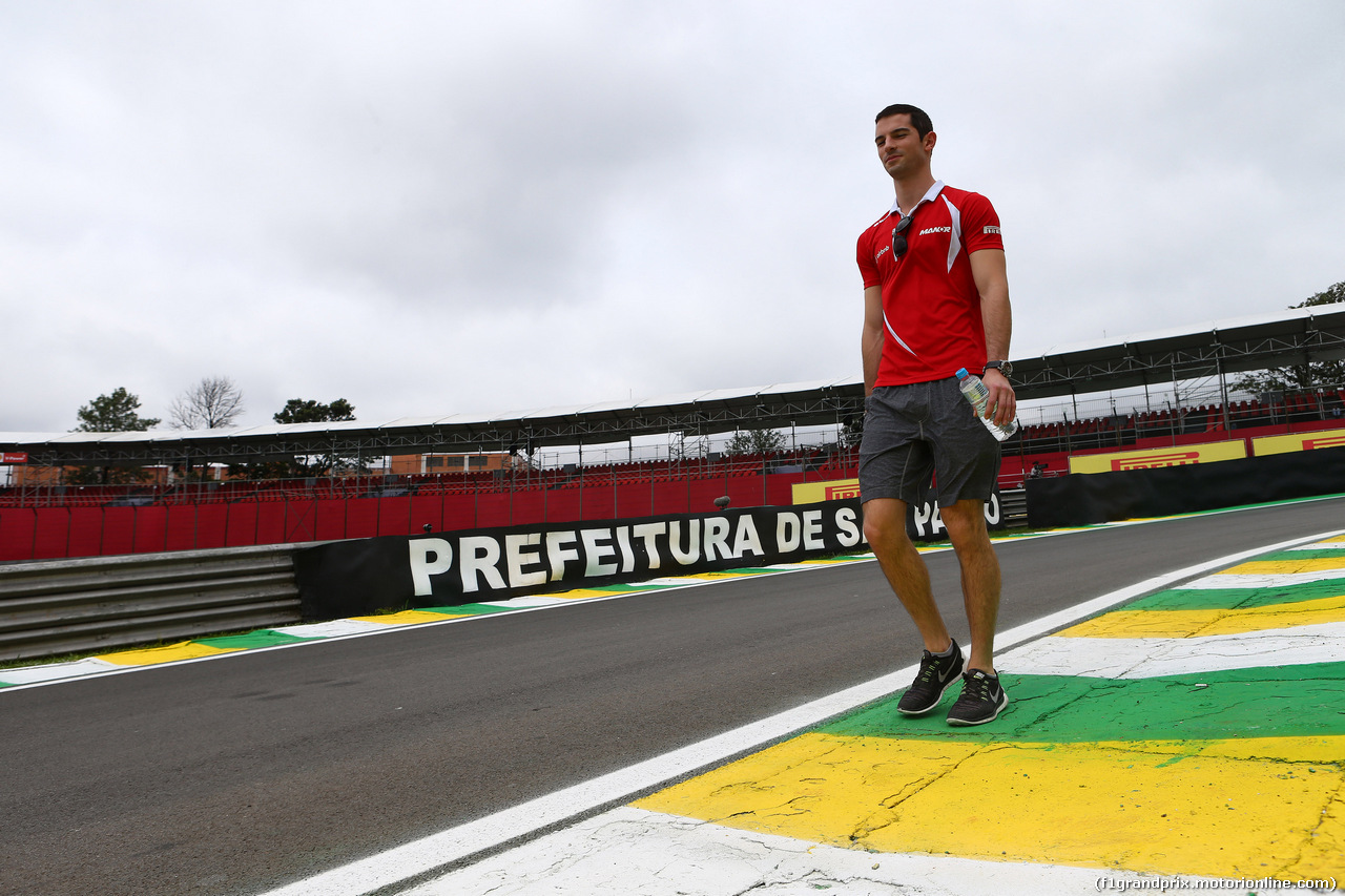 GP BRASILE, 12.11.2015 - Alexander Rossi (USA) Manor Marussia F1 Team