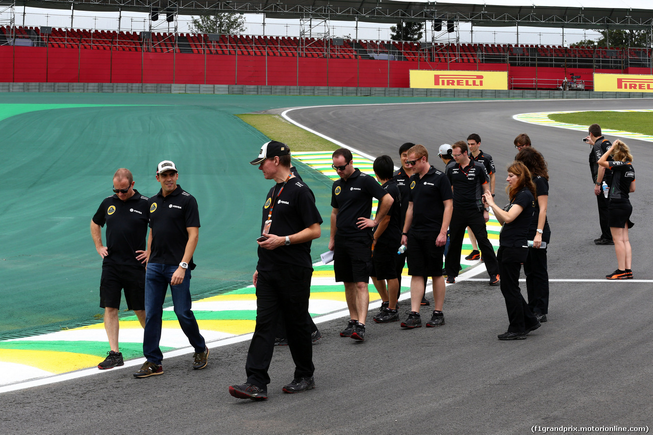 GP BRASILE, 12.11.2015 - Pastor Maldonado (VEN) Lotus F1 Team E23