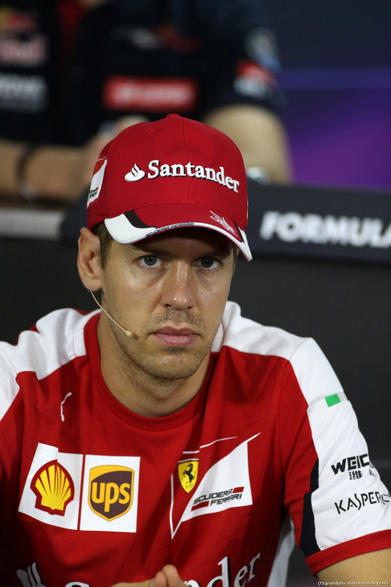 GP BRASILE, 12.11.2015 - Conferenza Stampa, Sebastian Vettel (GER) Ferrari SF15-T