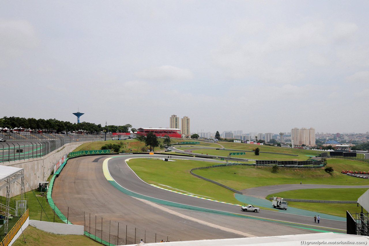 GP BRASILE, 12.11.2015 - Track view