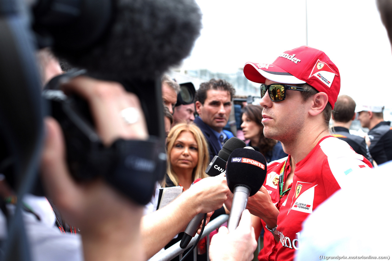 GP BRASILE, 12.11.2015 - Sebastian Vettel (GER) Ferrari SF15-T