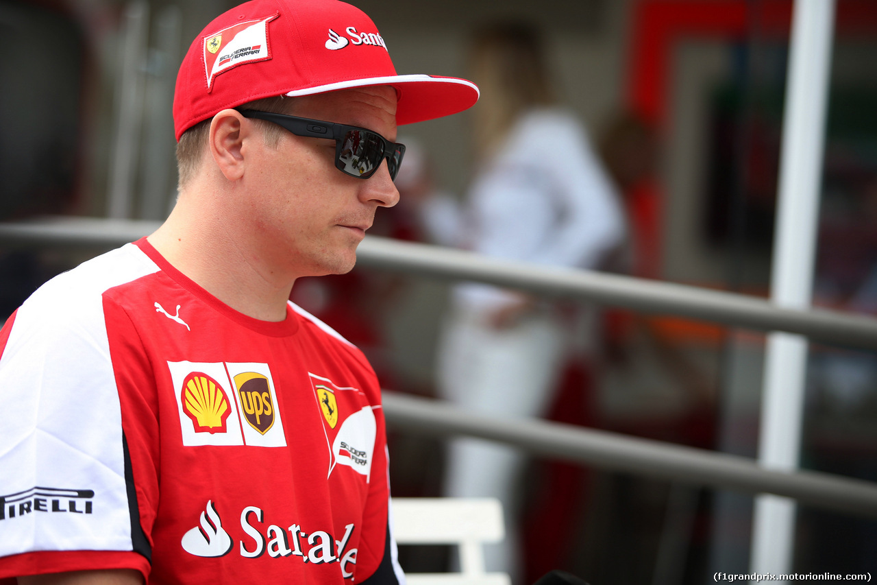 GP BRASILE, 12.11.2015 - Kimi Raikkonen (FIN) Ferrari SF15-T