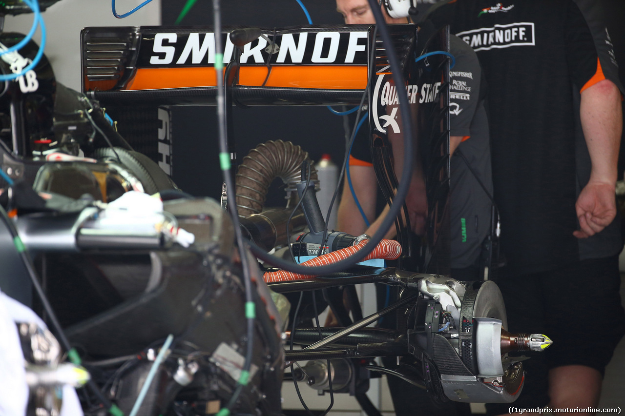 GP BRASILE, 12.11.2015 - Sahara Force India F1 VJM08, detail