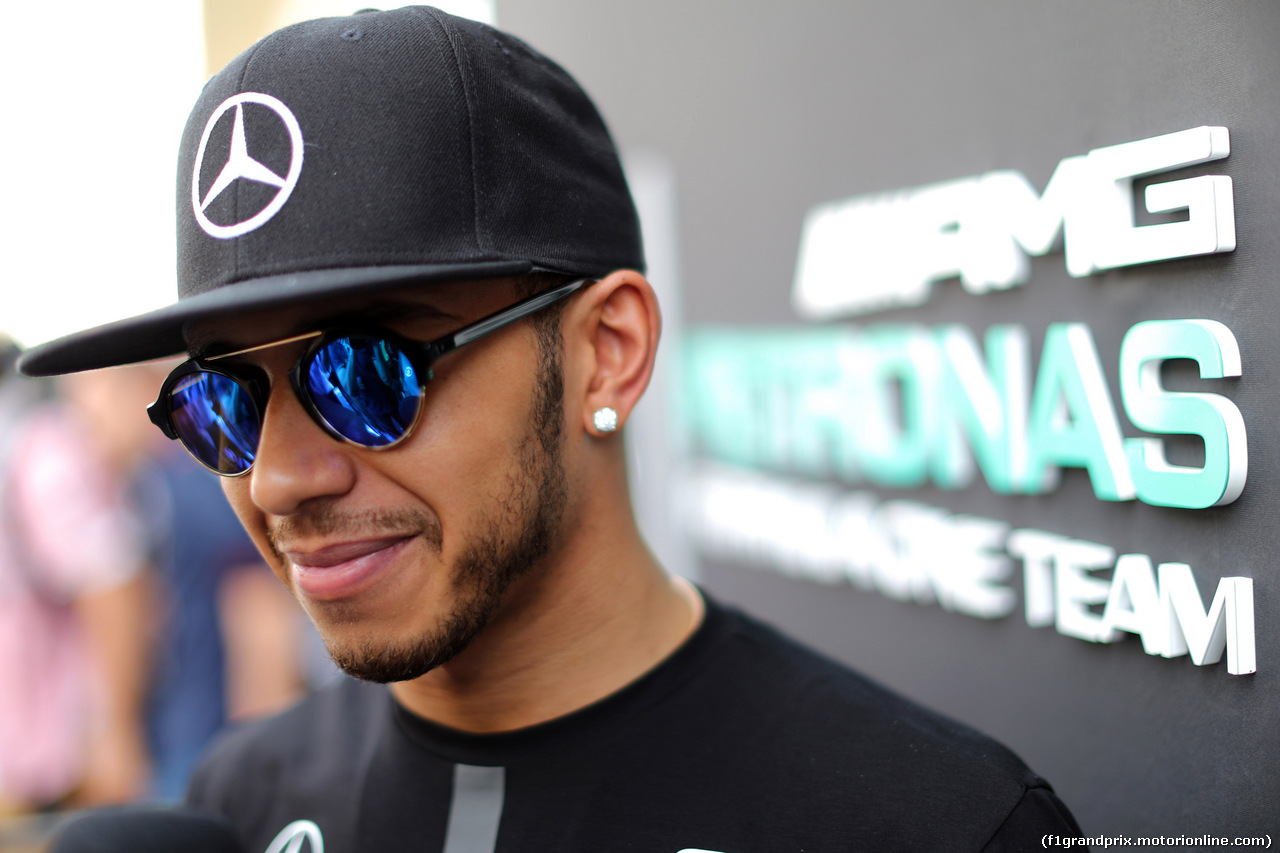 GP BRASILE, 12.11.2015 - Lewis Hamilton (GBR) Mercedes AMG F1 W06