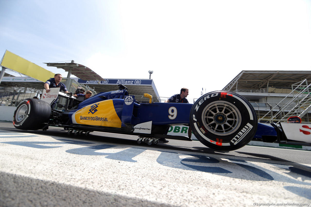 GP BRASILE, 12.11.2015 - Marcus Ericsson (SUE) Sauber C34