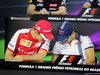 GP BRASILE, 12.11.2015 - Conferenza Stampa, Sebastian Vettel (GER) Ferrari SF15-T e Felipe Massa (BRA) Williams F1 Team FW37