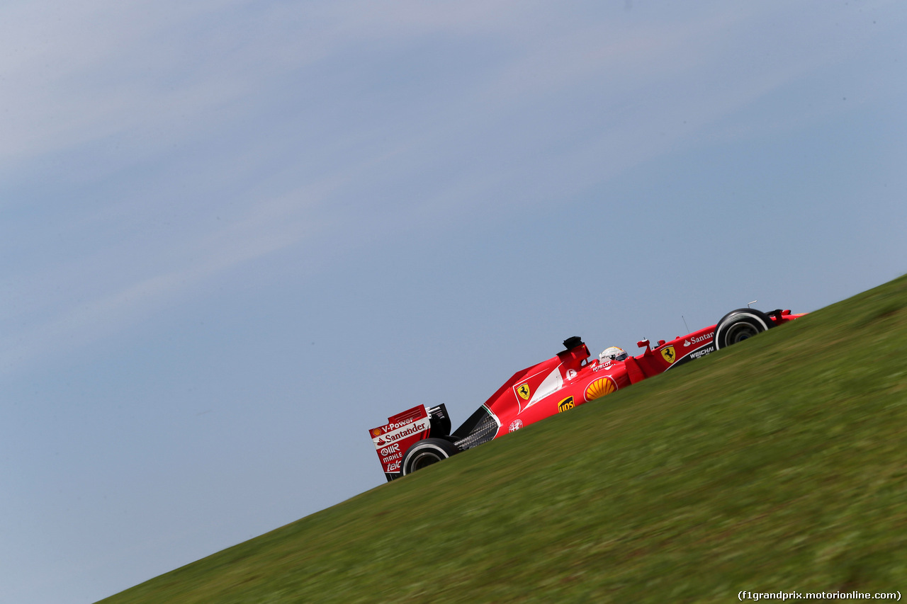 GP BRASILE, 14.11.2015 - Prove Libere 3, Sebastian Vettel (GER) Ferrari SF15-T