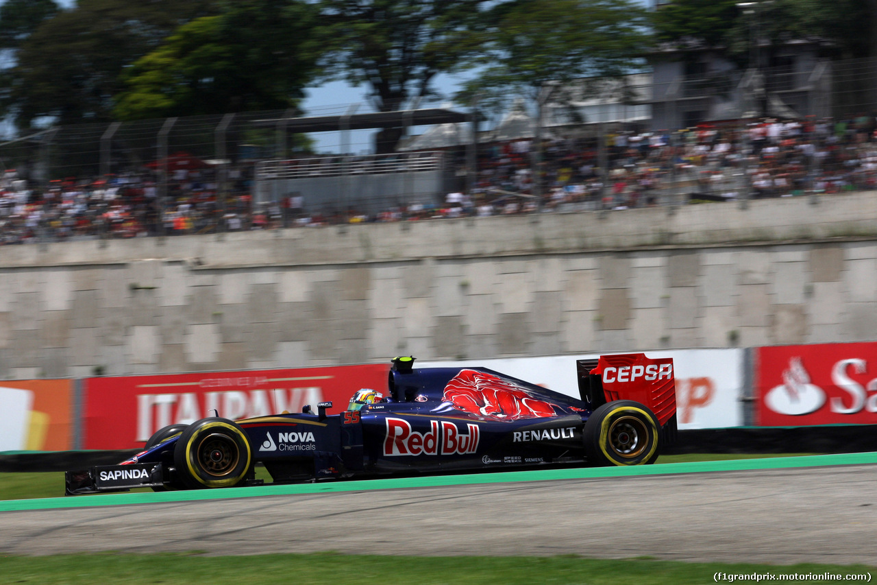 GP BRASILE, 14.11.2015 - Prove Libere 3, Carlos Sainz Jr (ESP) Scuderia Toro Rosso STR10