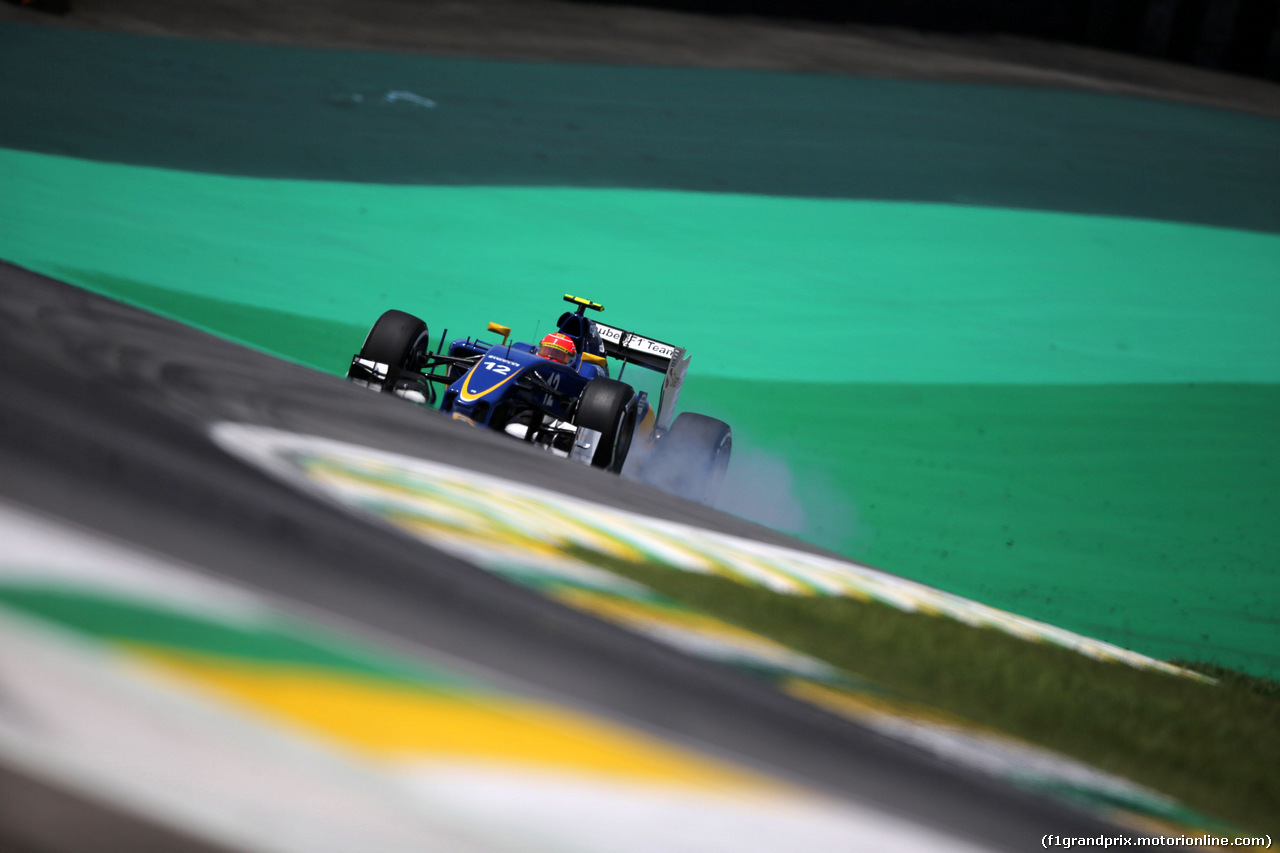 GP BRASILE, 14.11.2015 - Prove Libere 3, Felipe Nasr (BRA) Sauber C34