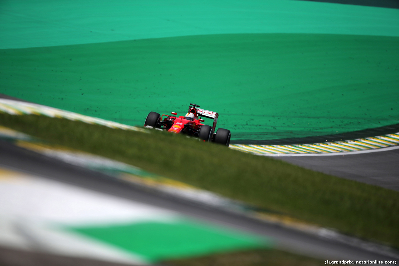 GP BRASILE, 14.11.2015 - Prove Libere 3, Sebastian Vettel (GER) Ferrari SF15-T