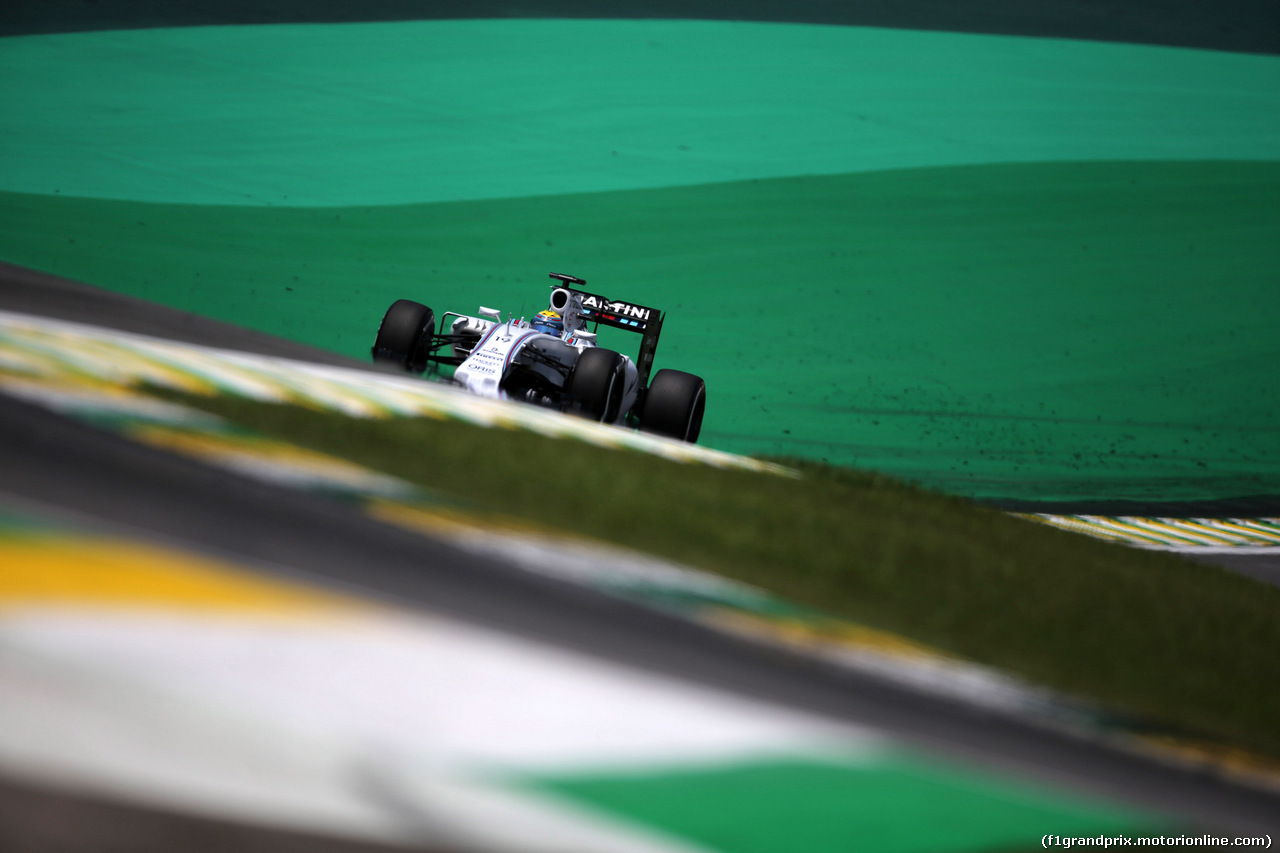 GP BRASILE, 14.11.2015 - Prove Libere 3, Felipe Massa (BRA) Williams F1 Team FW37