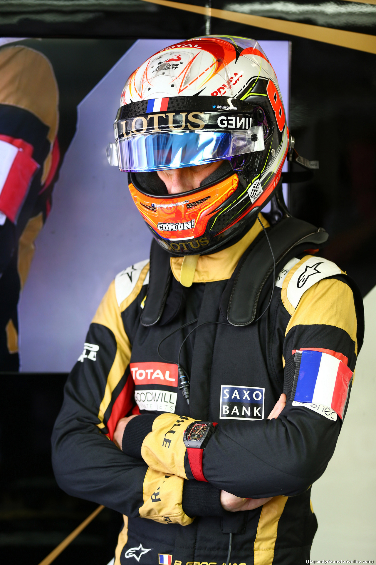 GP BRASILE, 14.11.2015 - Prove Libere 3, Romain Grosjean (FRA) Lotus F1 Team E23