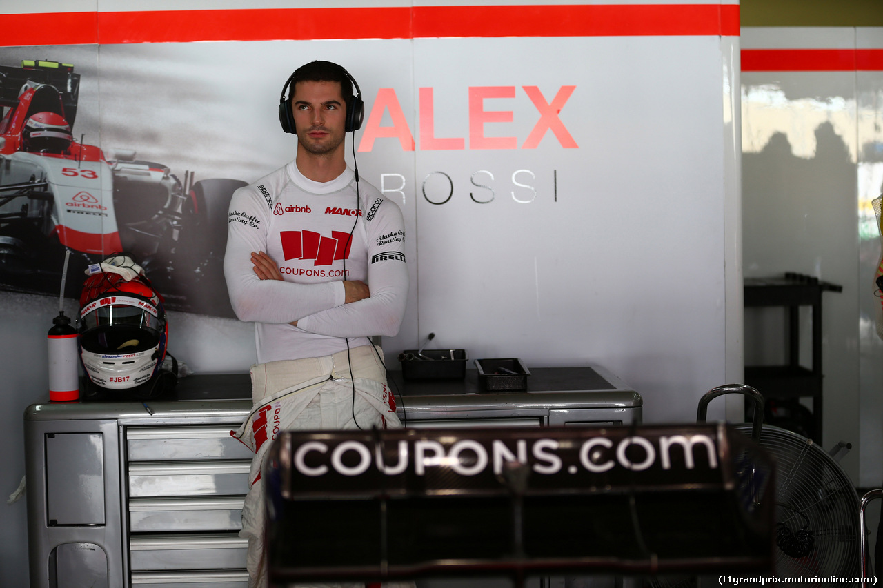 GP BRASILE, 14.11.2015 - Prove Libere 3, Alexander Rossi (USA) Manor Marussia F1 Team