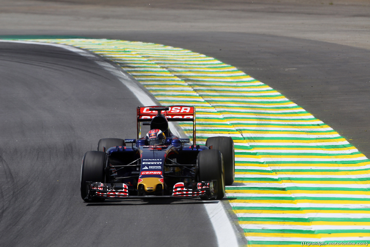 GP BRASILE, 14.11.2015 - Prove Libere 3, Max Verstappen (NED) Scuderia Toro Rosso STR10