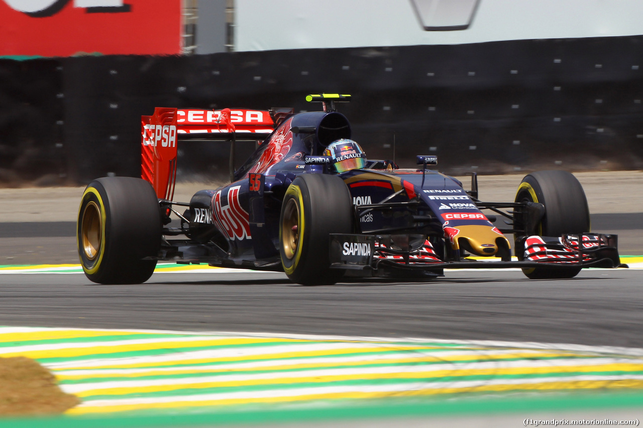 GP BRASILE, 14.11.2015 - Prove Libere 3, Carlos Sainz Jr (ESP) Scuderia Toro Rosso STR10