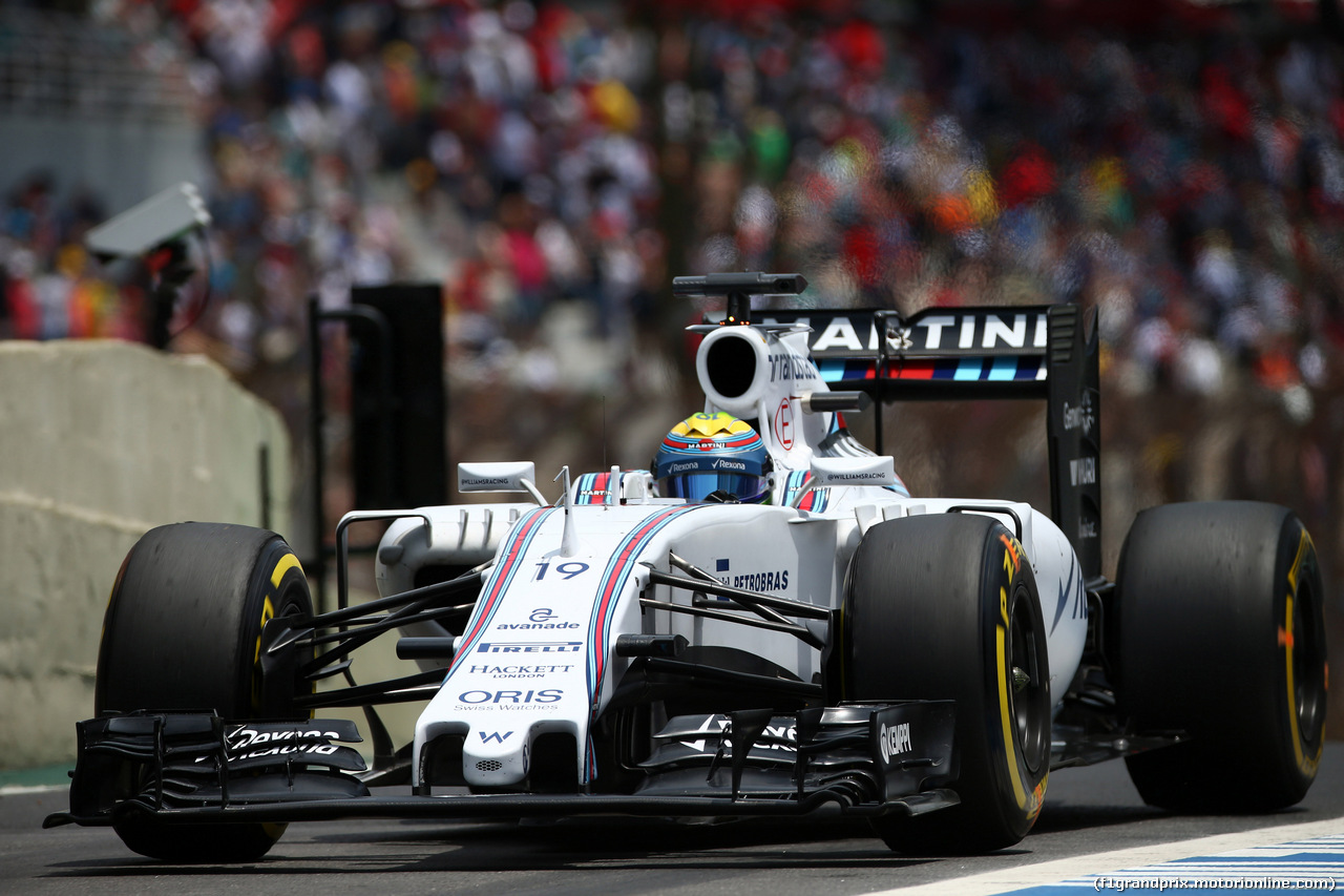 GP BRASILE, 14.11.2015 - Prove Libere 3, Felipe Massa (BRA) Williams F1 Team FW37