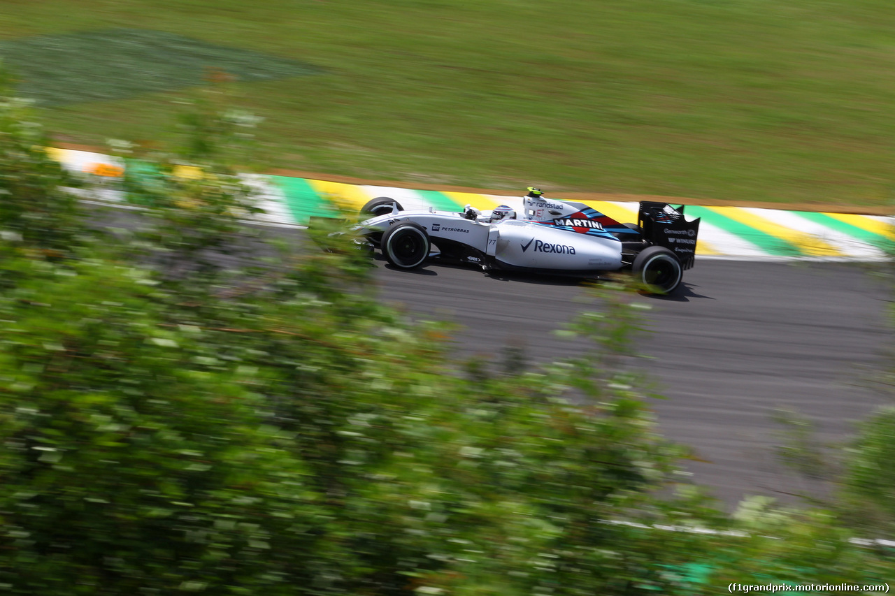 GP BRASILE, 14.11.2015 - Prove Libere 3, Valtteri Bottas (FIN) Williams F1 Team FW37