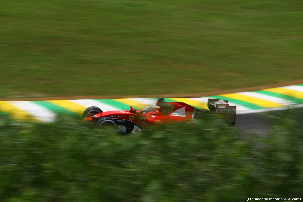 GP BRASILE, 14.11.2015 - Prove Libere 3, Sebastian Vettel (GER) Ferrari SF15-T