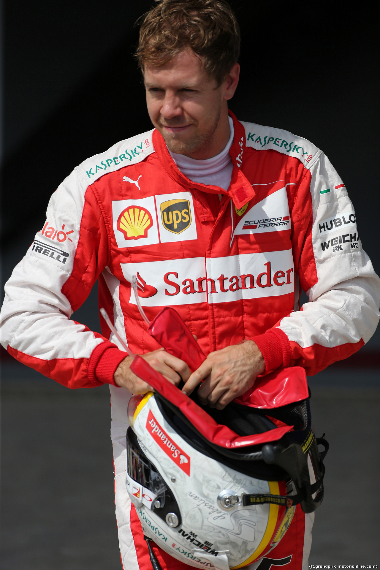 GP BRASILE, 14.11.2015 - Qualifiche, Sebastian Vettel (GER) Ferrari SF15-T