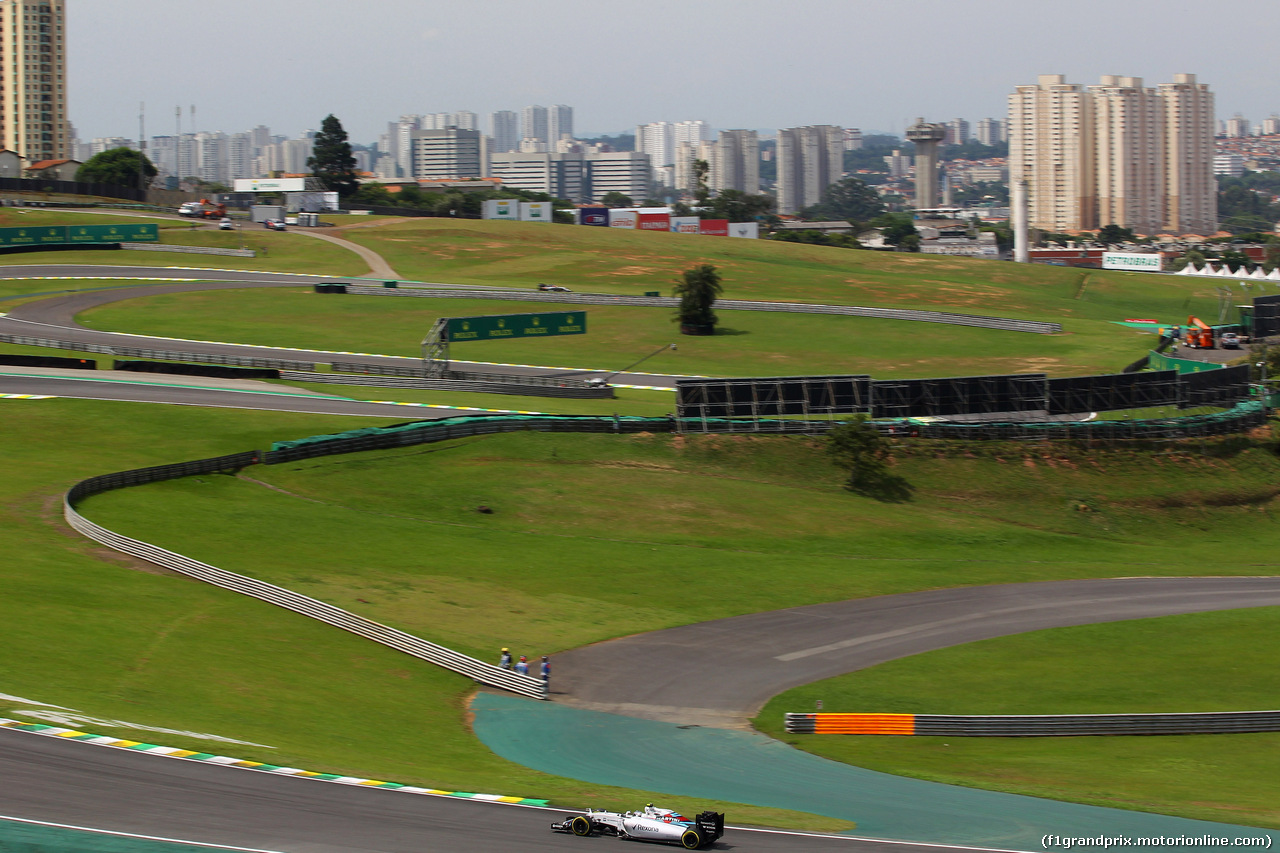 GP BRASILE, 14.11.2015 - Qualifiche, Valtteri Bottas (FIN) Williams F1 Team FW37