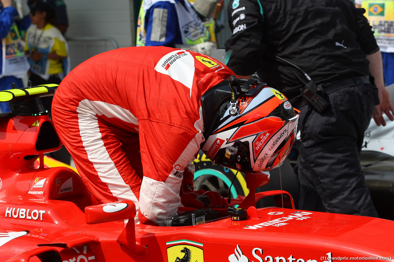 GP BRASILE, 14.11.2015 - Qualifiche, Kimi Raikkonen (FIN) Ferrari SF15-T