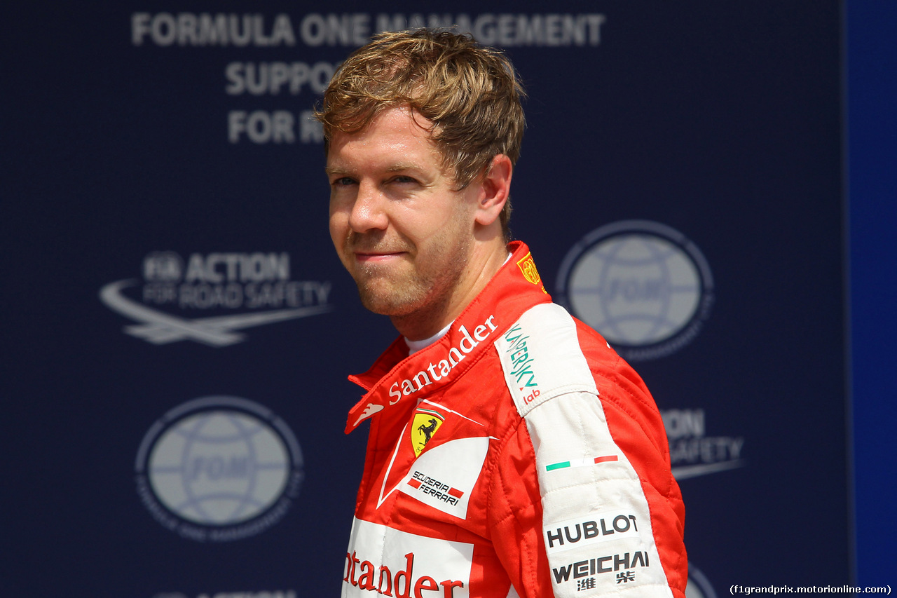 GP BRASILE, 14.11.2015 - Qualifiche, terzo Sebastian Vettel (GER) Ferrari SF15-T