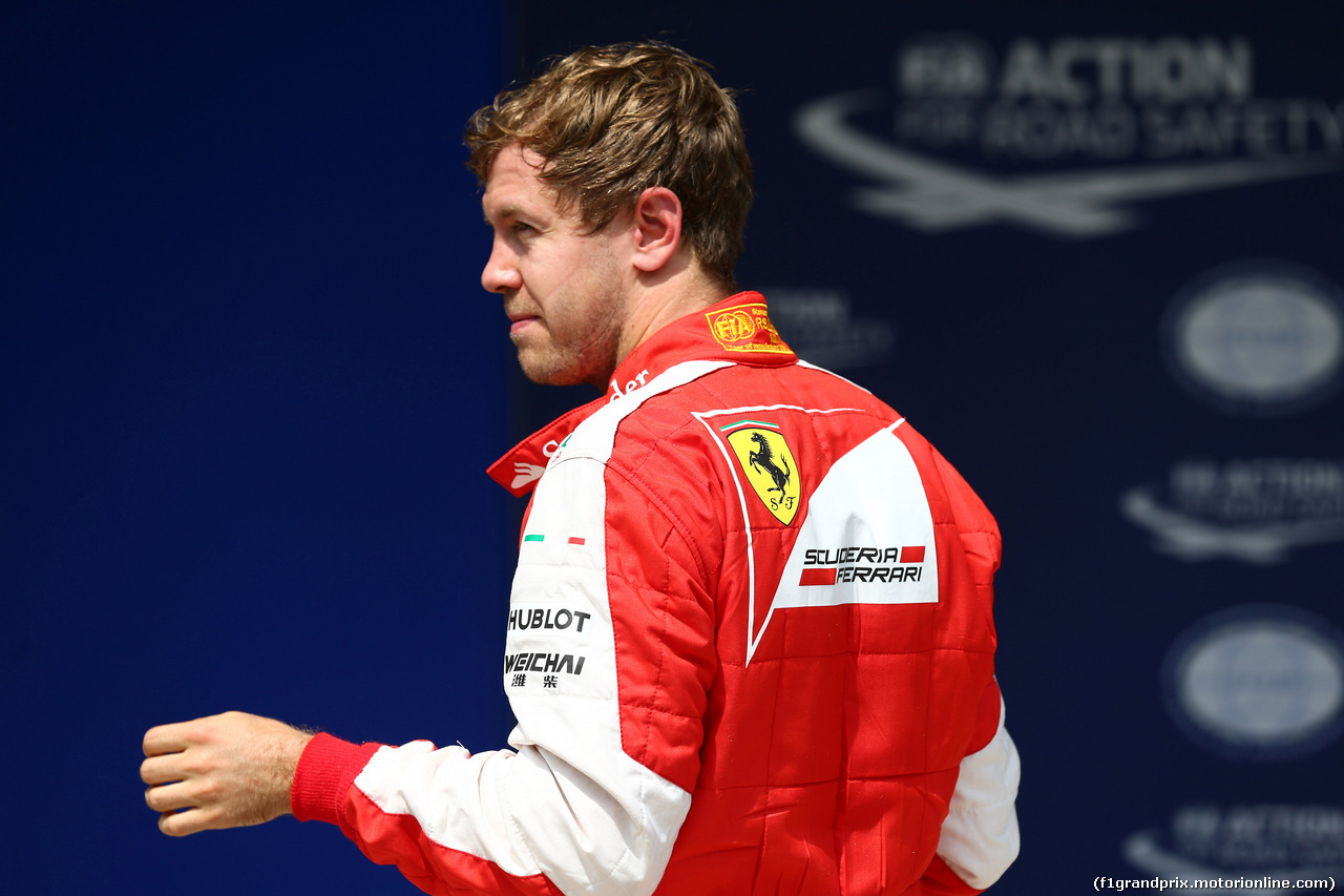 GP BRASILE, 14.11.2015 - Qualifiche, terzo Sebastian Vettel (GER) Ferrari SF15-T