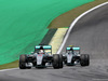 GP BRASILE, 14.11.2015 - Free Practice 3, Lewis Hamilton (GBR) Mercedes AMG F1 W06 e Nico Rosberg (GER) Mercedes AMG F1 W06