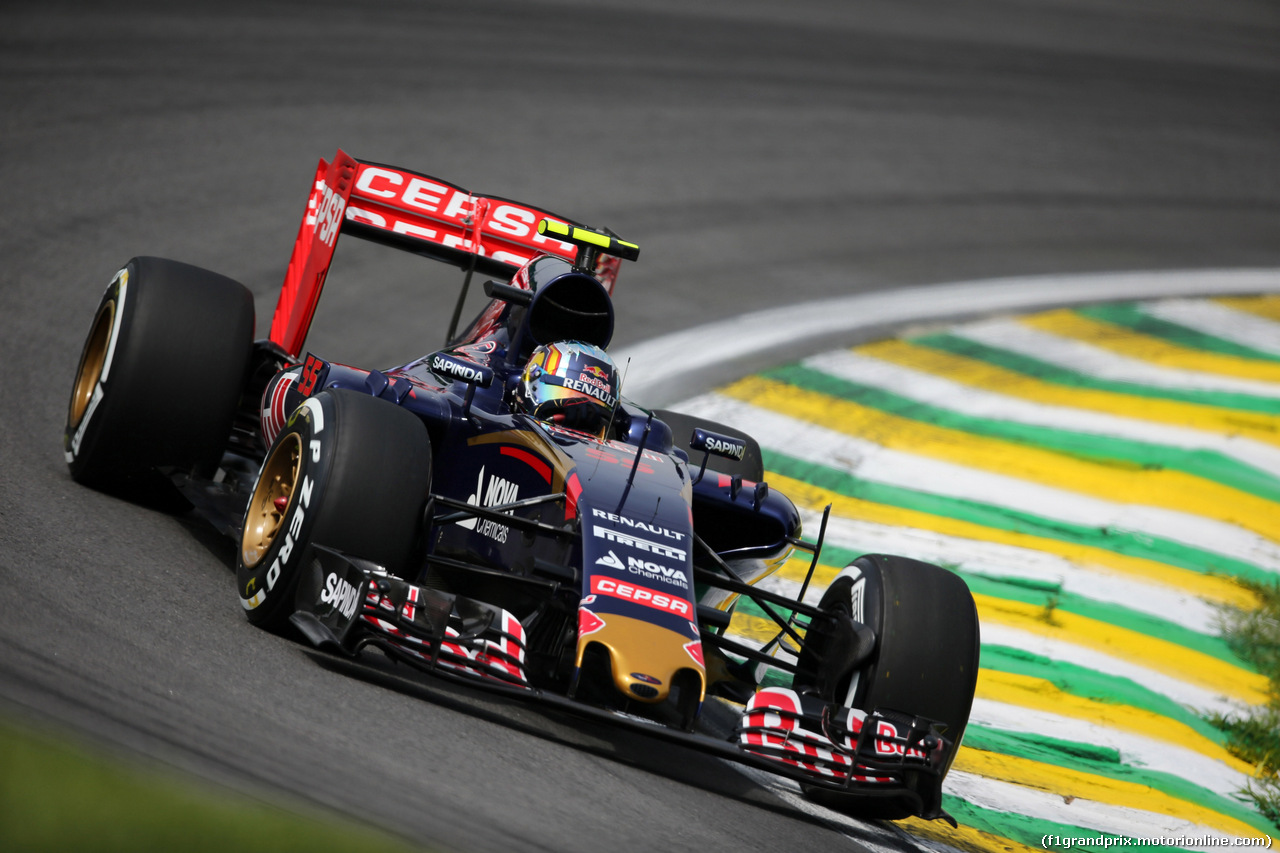 GP BRASILE, 13.11.2015 - Prove Libere 1, Carlos Sainz Jr (ESP) Scuderia Toro Rosso STR10