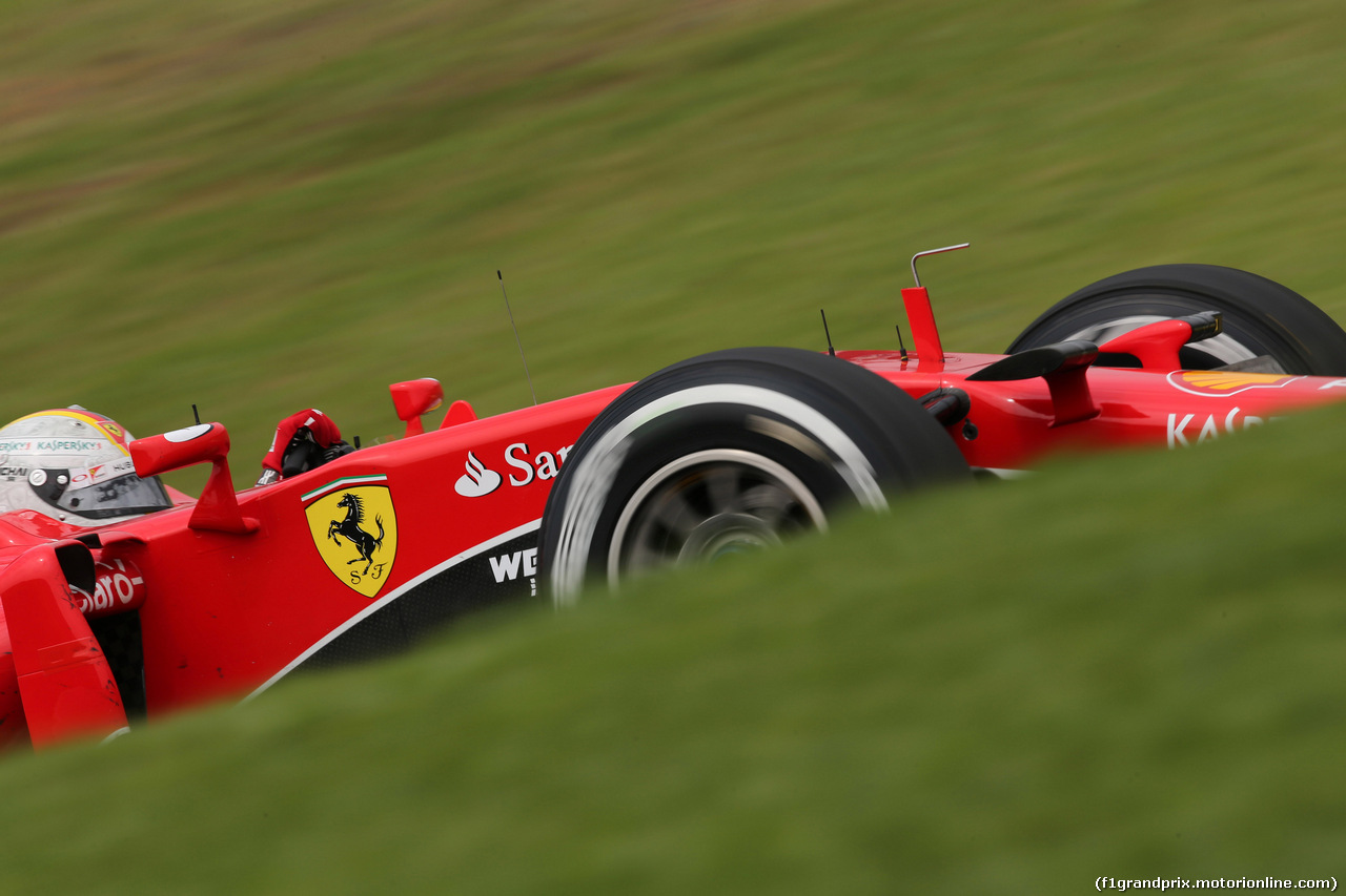 GP BRASILE, 13.11.2015 - Prove Libere 1, Sebastian Vettel (GER) Ferrari SF15-T