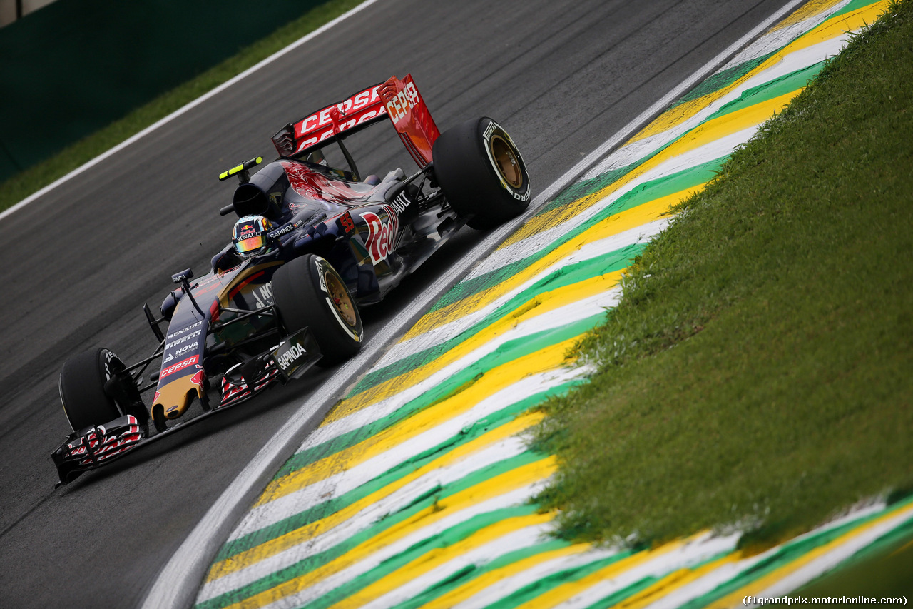 GP BRASILE, 13.11.2015 - Prove Libere 1, Carlos Sainz Jr (ESP) Scuderia Toro Rosso STR10