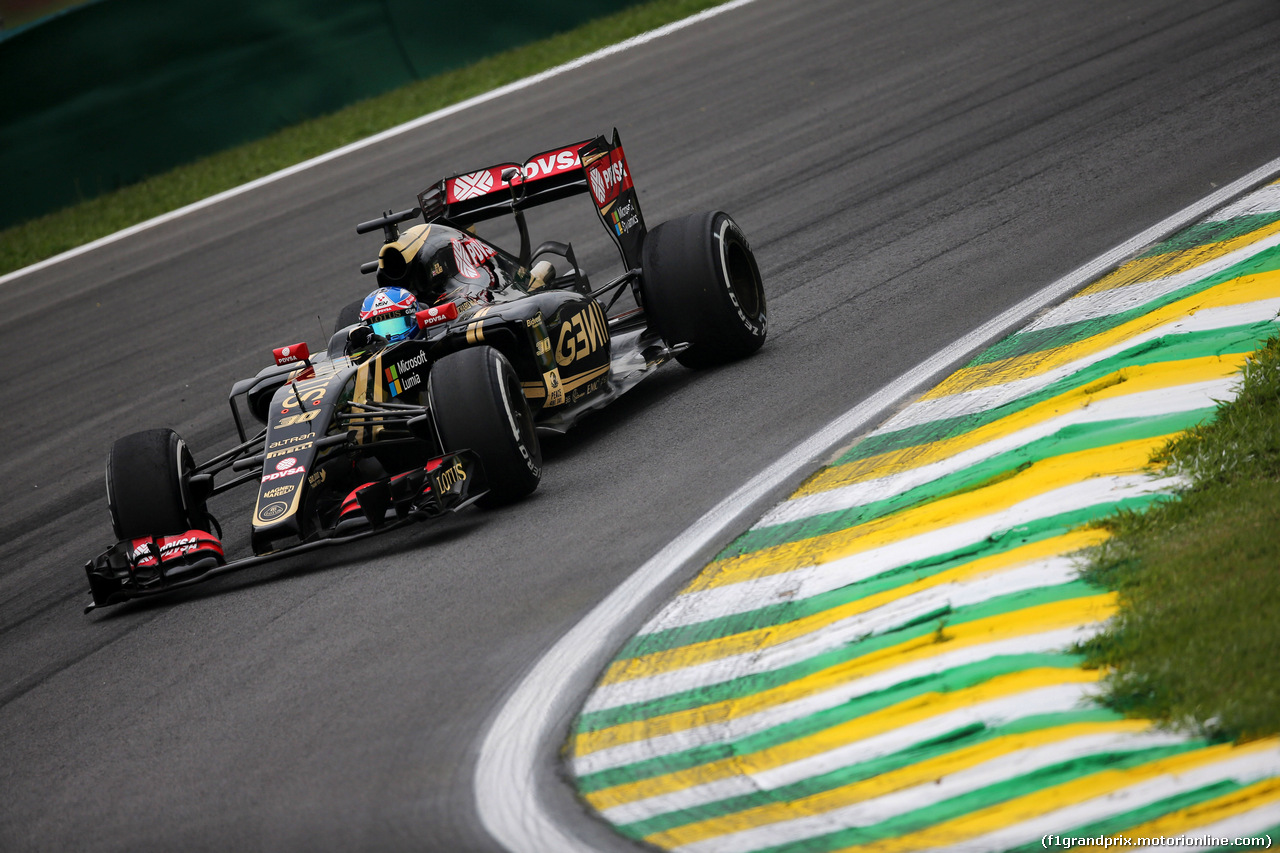 GP BRASILE, 13.11.2015 - Prove Libere 1, Jolyon Palmer (GBR) Test Driver, Lotus F1 Team