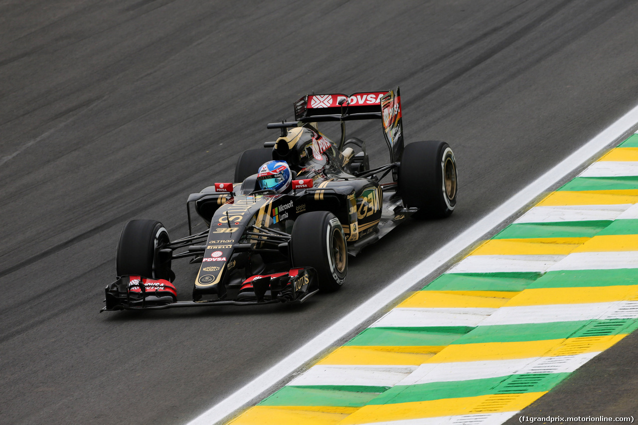 GP BRASILE, 13.11.2015 - Prove Libere 1, Jolyon Palmer (GBR) Test Driver, Lotus F1 Team