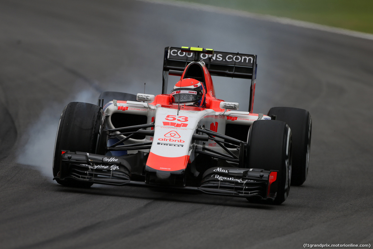 GP BRASILE, 13.11.2015 - Prove Libere 1, Alexander Rossi (USA) Manor Marussia F1 Team