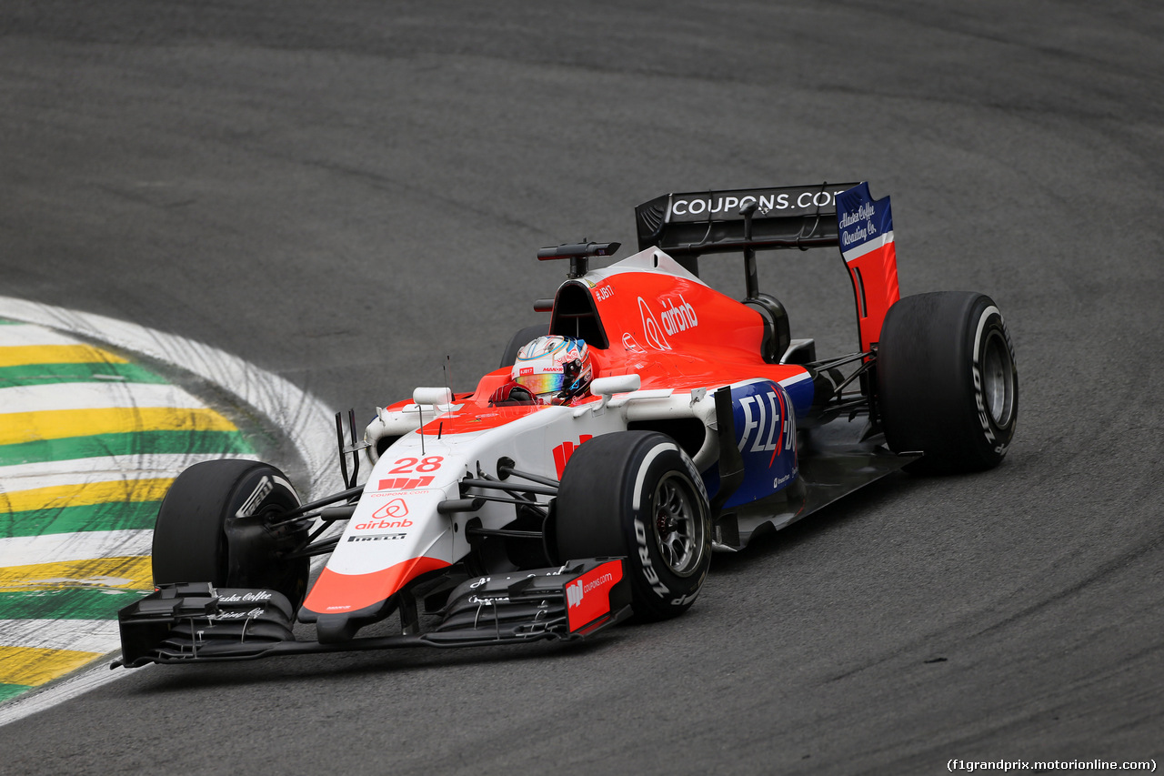 GP BRASILE, 13.11.2015 - Prove Libere 1, William Stevens (GBR) Manor Marussia F1 Team