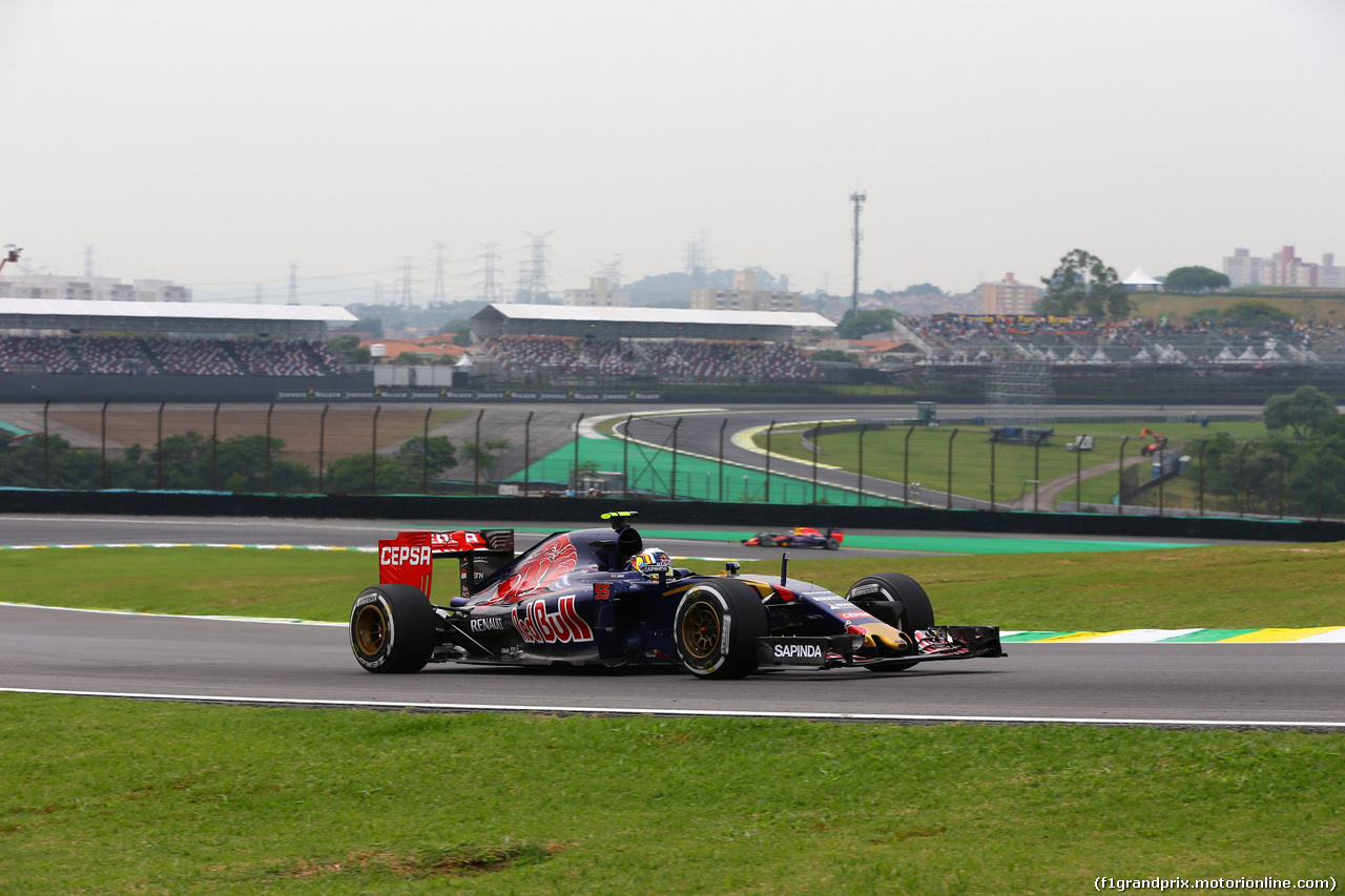 GP BRASILE, 13.11.2015 - Prove Libere 1, Carlos Sainz Jr (ESP) Scuderia Toro Rosso STR10