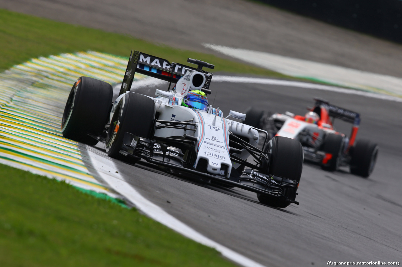 GP BRASILE, 13.11.2015 - Prove Libere 1, Felipe Massa (BRA) Williams F1 Team FW37