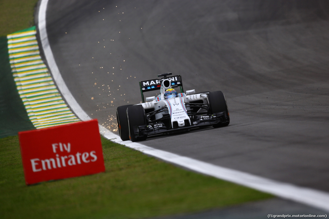 GP BRASILE, 13.11.2015 - Prove Libere 1, Felipe Massa (BRA) Williams F1 Team FW37